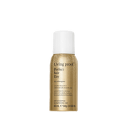 A gold bottle of Perfect hair Day™ Limited Edition Mini Dry Shampoo, 83 ml, with a white cap and black label text, absorbs oil to refresh hair—displayed on a plain white background.