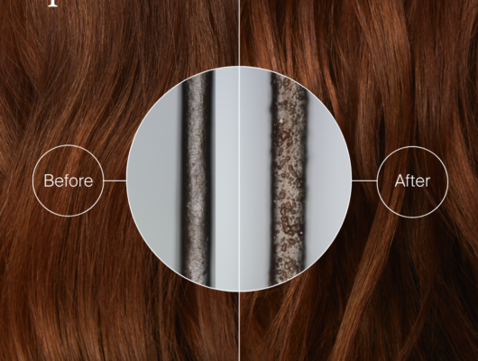 before and after comparison of hair volume
