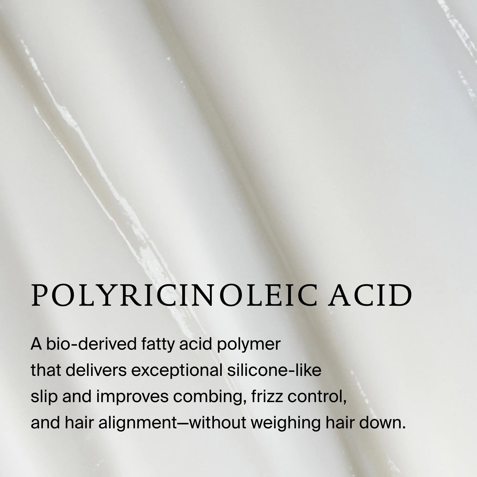 Text about polyricinoleic acid with a white background