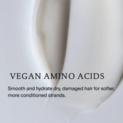 Restore Repair Leave-In: A creamy white formula spreads smoothly to deliver VEGAN AMINO ACIDS that hydrate and strengthen dry, damaged hair, helping prevent split ends for softer, more conditioned strands.