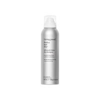 Living Proof dry shampoo bottle on a white background