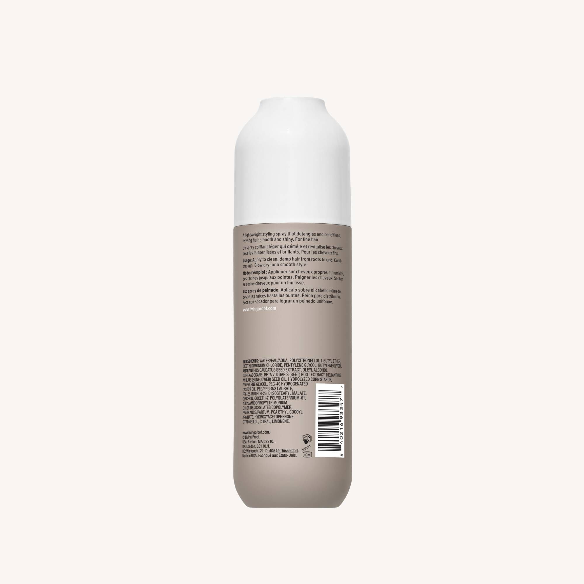 Living proof straight hairspray clearance