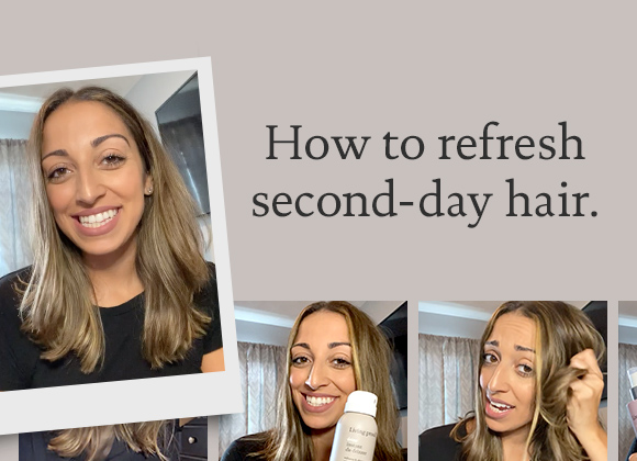 How to refresh second day hair