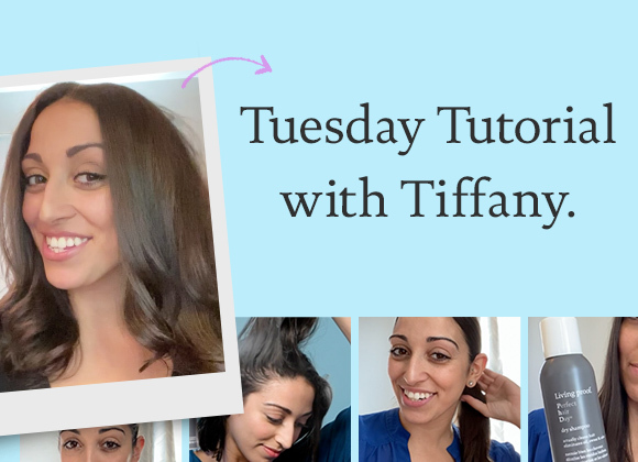 Get a salon-worthy blowout with Tiffany