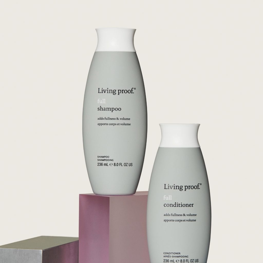 Full Shampoo and Full Conditioner products from Living Proof.
