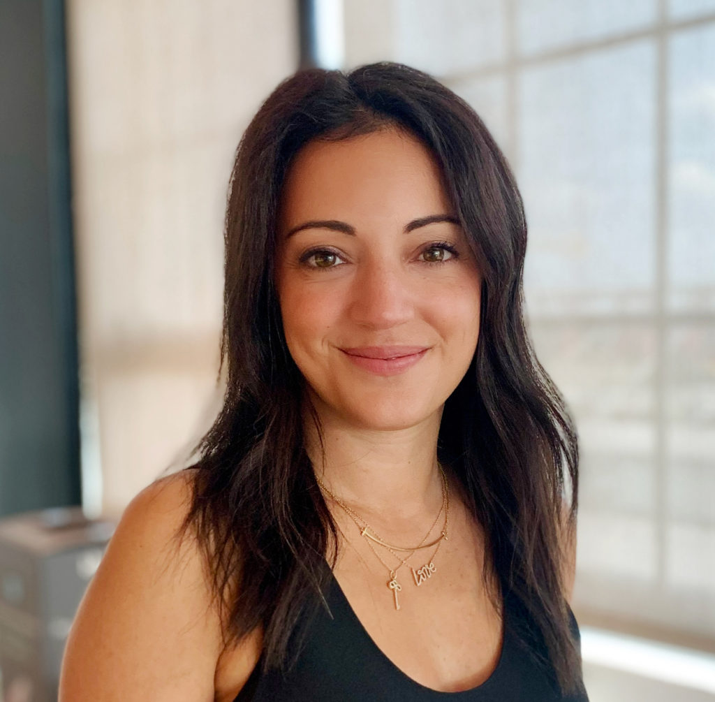 smiling woman named Alexis Tedesco