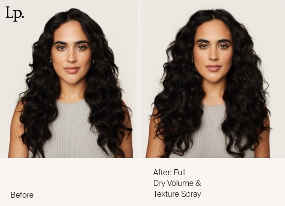 Before and After Dry Volume & Texture Spray