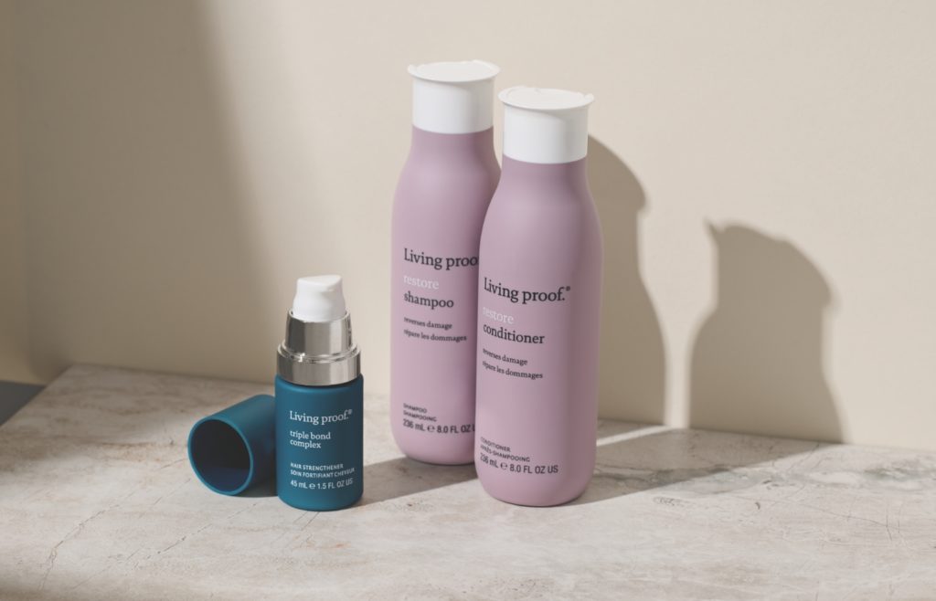 Living proof restore products and triple bond complex